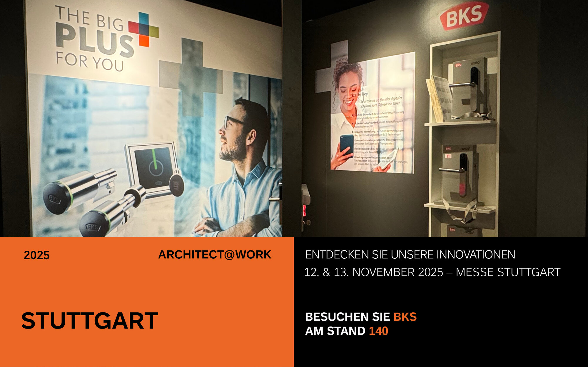 BKS Innovationen auf der ARCHITECT@WORK Stuttgart 2025 BKS Innovationen auf der ARCHITECT@WORK Stuttgart 2025